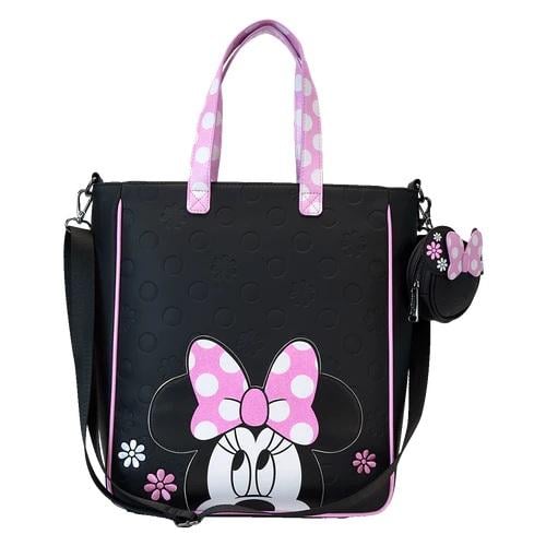 Tote bag Loungefly Disney - Minnie Floral Rock the Dots