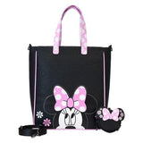 Tote bag Loungefly Disney - Minnie Floral Rock the Dots