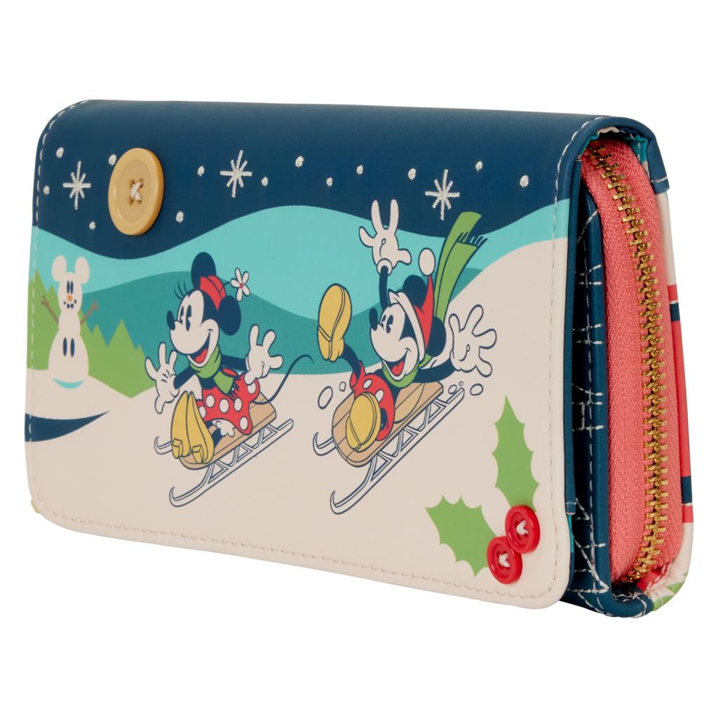 Portefeuille Loungefly Disney - Mickey et Minnie Holiday