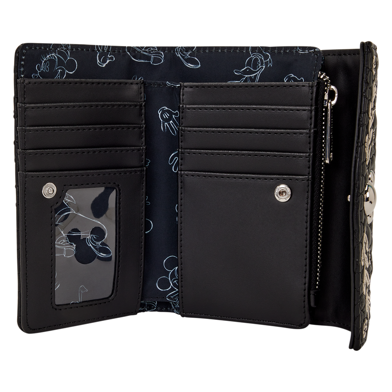 Portefeuille Loungefly Disney - Mickey Mouse Sketched