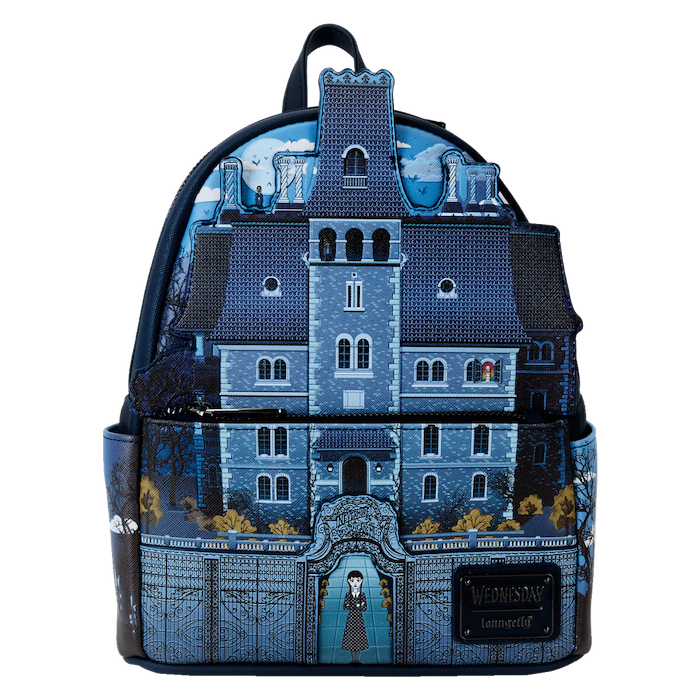 Mini sac à dos Loungefly Mercredi - Nevermore Academy