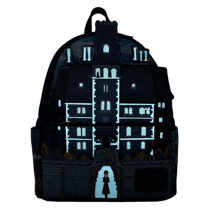 Mini sac à dos Loungefly Mercredi - Nevermore Academy